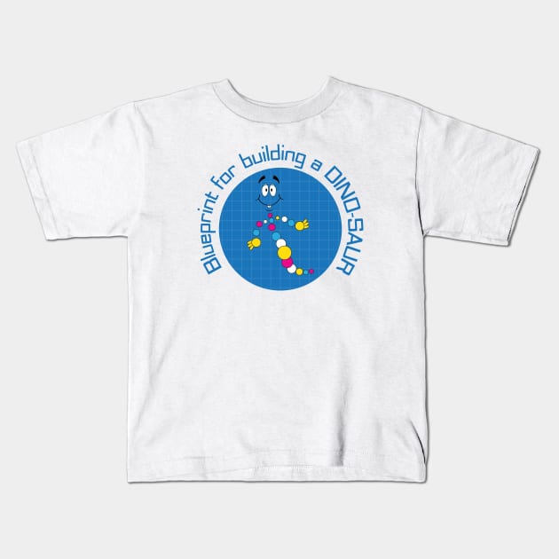 Building a Dinosaur Kids T-Shirt by old_school_designs